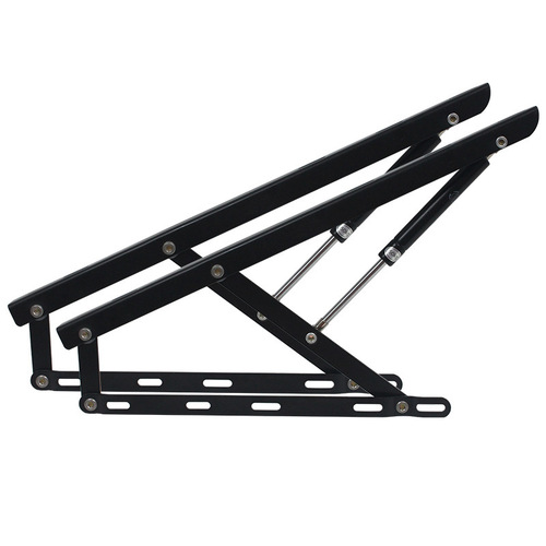 Double bed frame lifting hydraulic rod telescopic bed pneumatic rod tatami support rod high box bed lift furniture