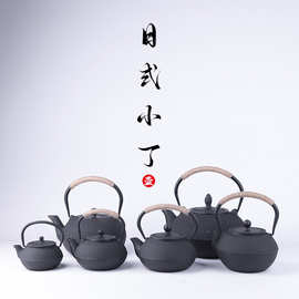 新款手工铸铁壶日本南部烧水壶迷你小丁泡茶壶古玩茶壶茶道收藏