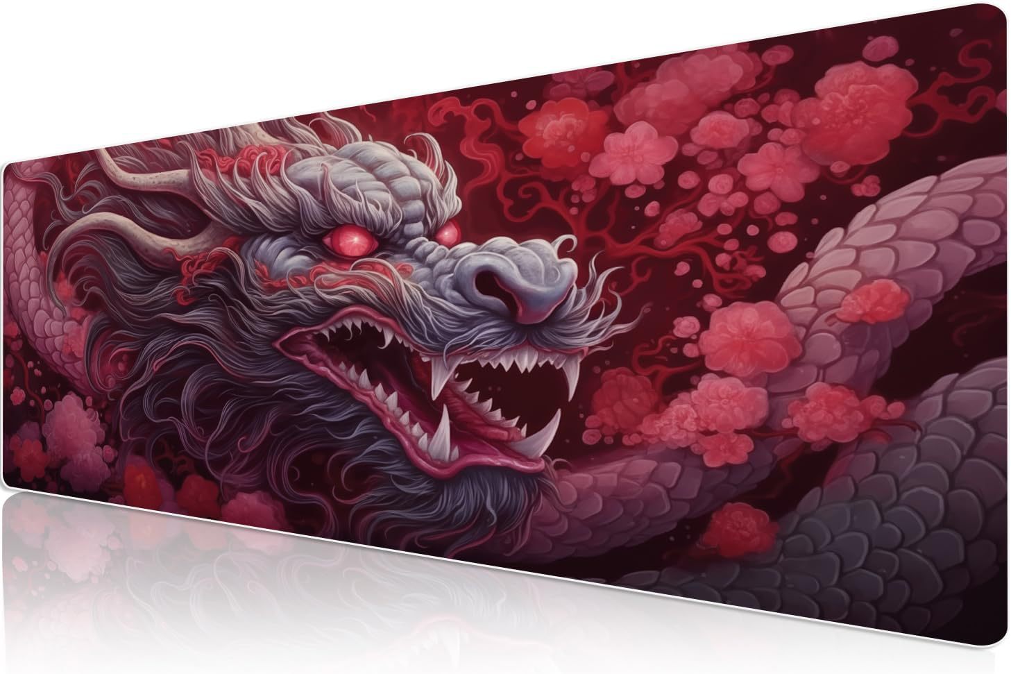 Alfombrilla de ratón de dragón volador explosiva de Amazon, oficina de juegos de oficina, caucho natural duradero, resistente al desgaste, ip europea y americana Asia