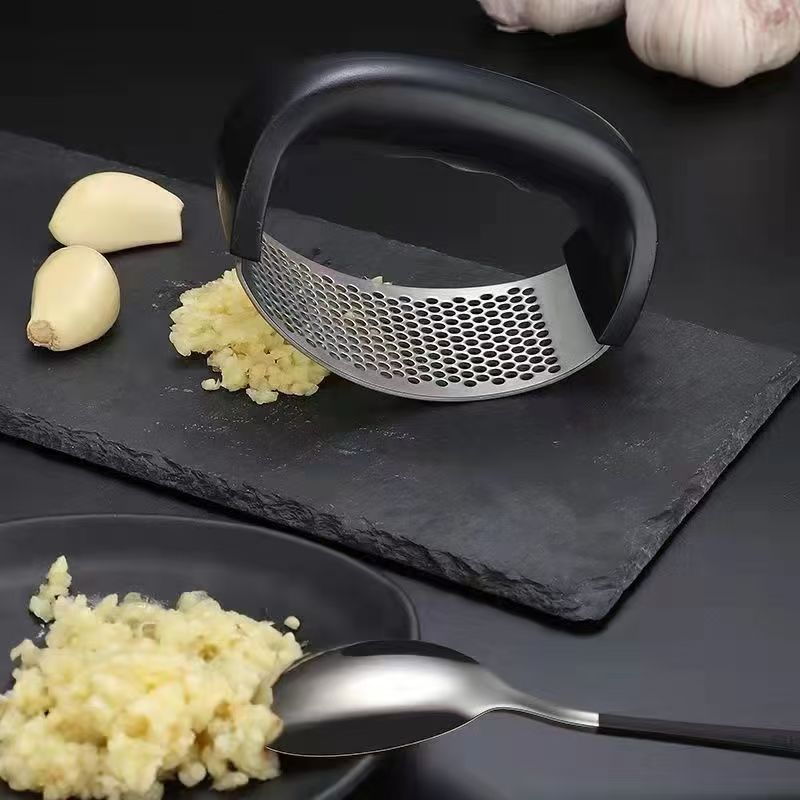 Prensa de Ajo Manual de Acero Inoxidable, Multifuncional, para Cocina image 3