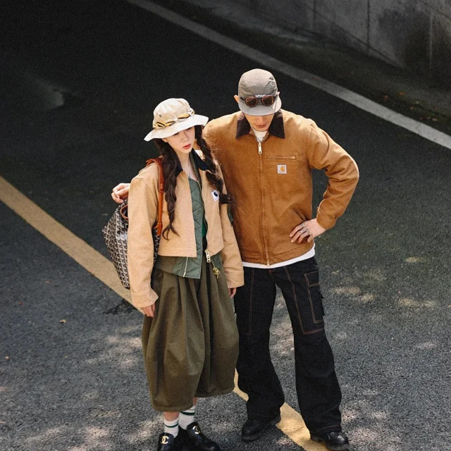 Ceiling Car Wip Kaha Cloth Label J01/J97 Jacket Retro Washed Lapel Jacket Salmon Color Ceiling Car Wip Kaha Cloth Label J01/J97 Jacket Retro Washed Lapel Jacket Salmon Color