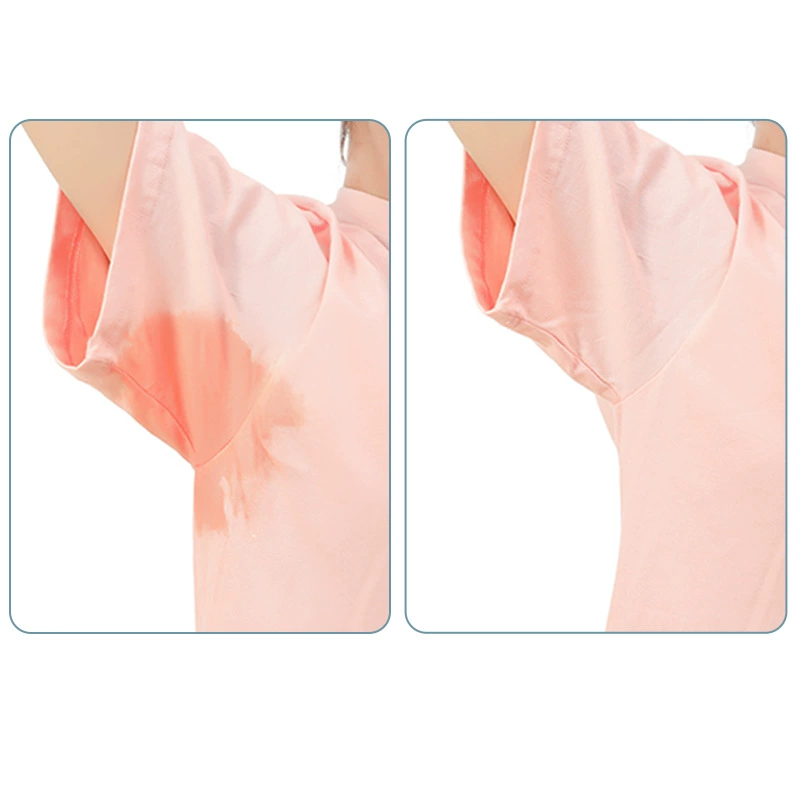 Disposable Underarm Sweat Pads, Thin Transparent Absorbent Pads, Invisible One-Size (11×8 cm)