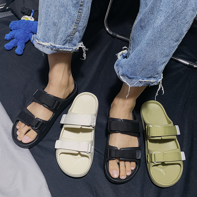 Adjustable Slippers for Summer, Popular Cross-Border Hot Style Birkenstock Slippers for Outer Wear, Can Be Processed with Logos