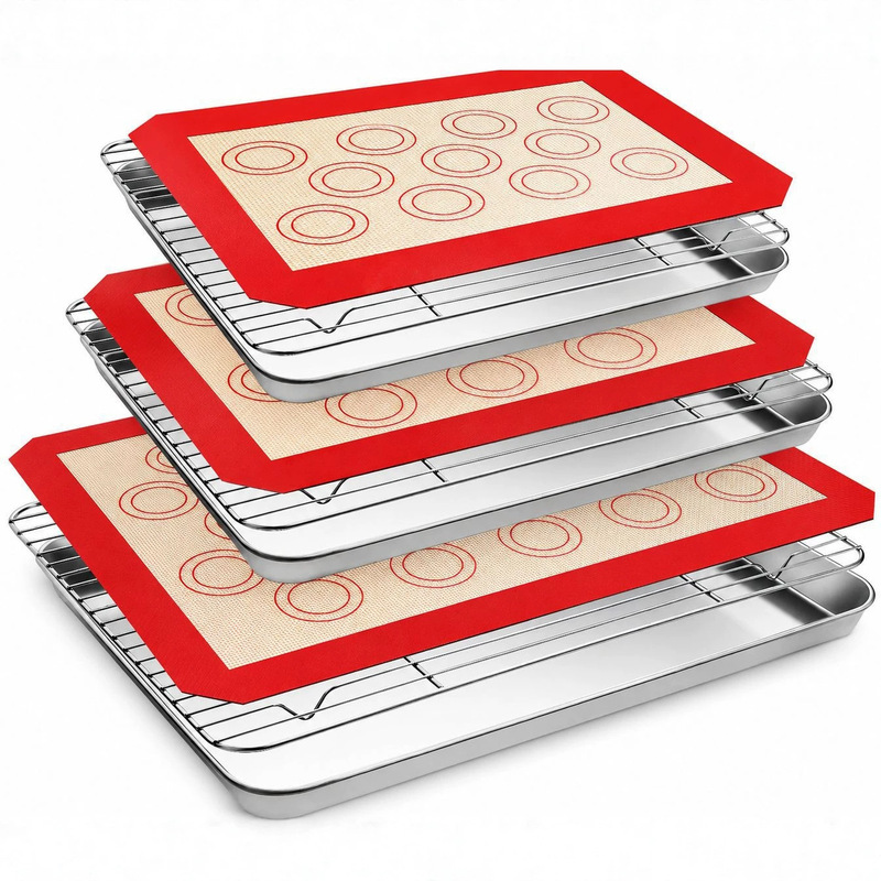 304 Stainless Steel Square Tray Barbecue Oil-Draining Shallow Tray Kitchen Silicone Kneading Mat Oven Cookie Square Tray 304 Stainless Steel Square Tray Barbecue Oil-Draining Shallow Tray Kitchen Silicone Kneading Mat Oven Cookie Square Tray