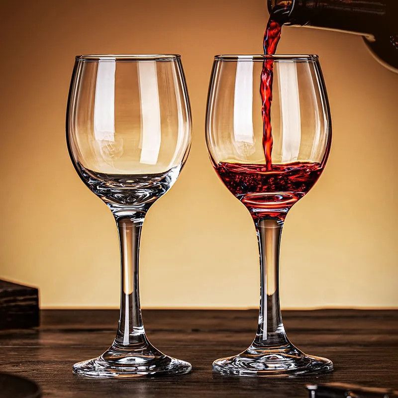 红酒杯套装一整套家用高脚杯酒店专用欧式水晶玻璃杯创意葡萄酒杯