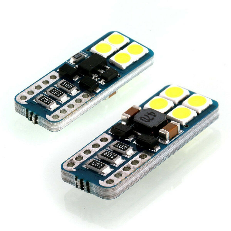 Lámpara de instrumentos de automóvil T10 3030 8SMD LED luz de ancho luz de puerta luz de lectura luz de placa luz decodificación luz pequeña image 4