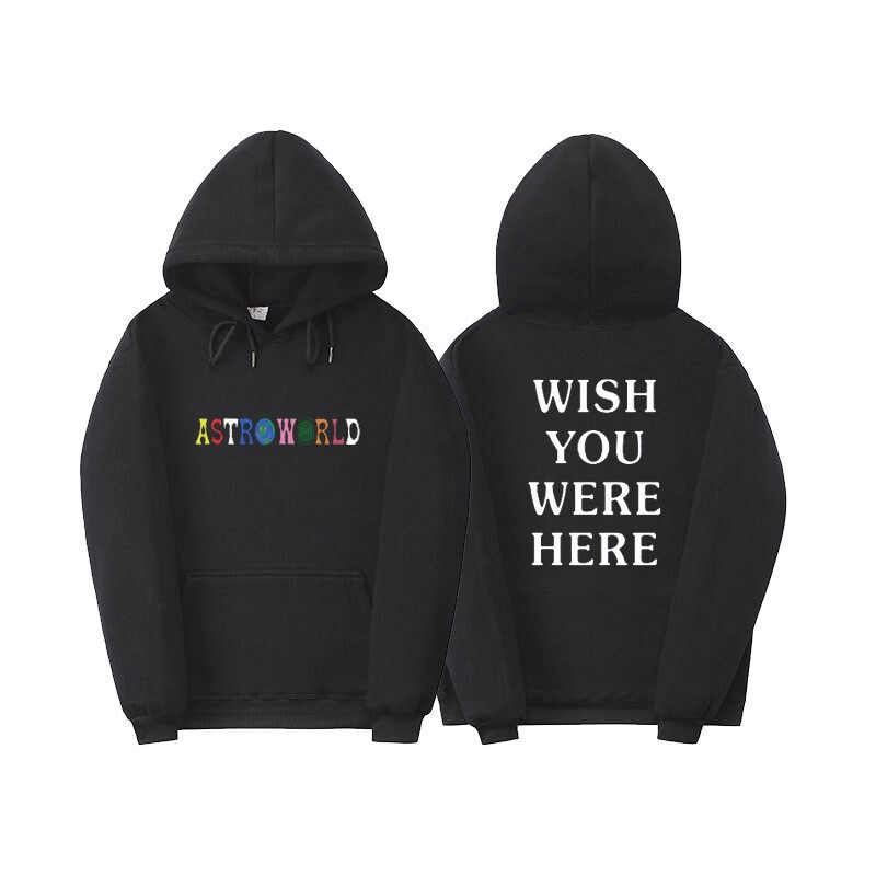 Cross-Border New Model Travis Scotts Astroworld Men's Casual Hooded Pullover Sweatshirt Wholesale