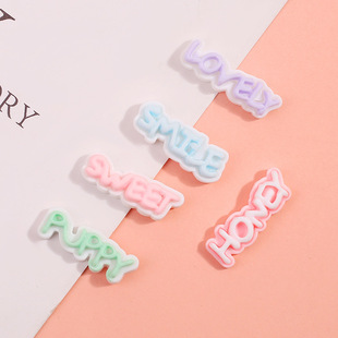 Big Card Big Ear Dog Card Cartoon Cream Glue Accessories Hole Shoes Buckle Material Resin Accessories DIY Jewelry Hairpin