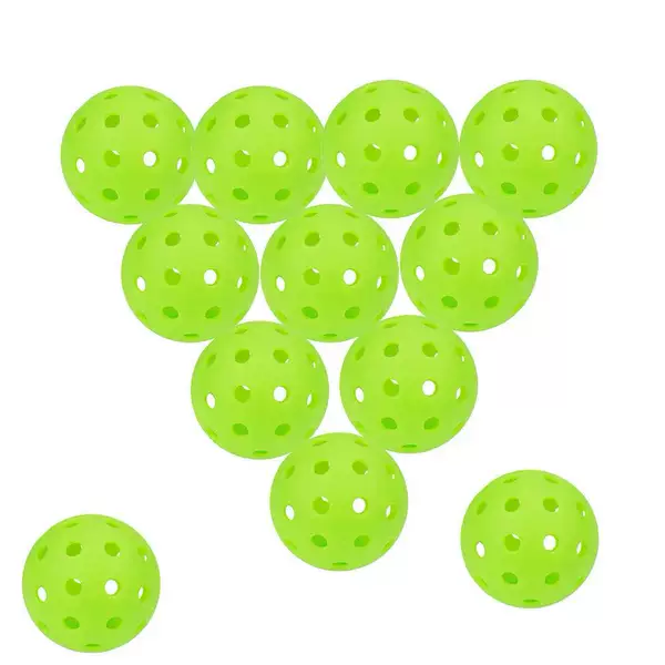 Cross-Border Manufacturer of Injection-Molded Pickleball Balls Made of Tpe Material, Ultra-Hard Pickleball Balls with 26 Holes and 40 Holes, Available for Dropshipping