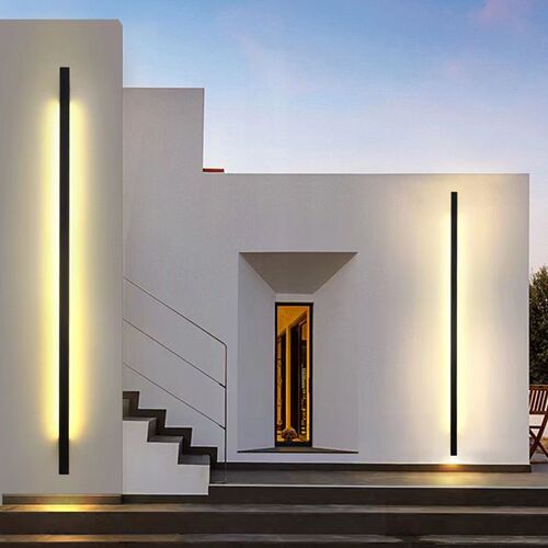 Cross-border luminous handle wall lamp creative LED strip linear lamp modern simple Nordic one-word wall lamp