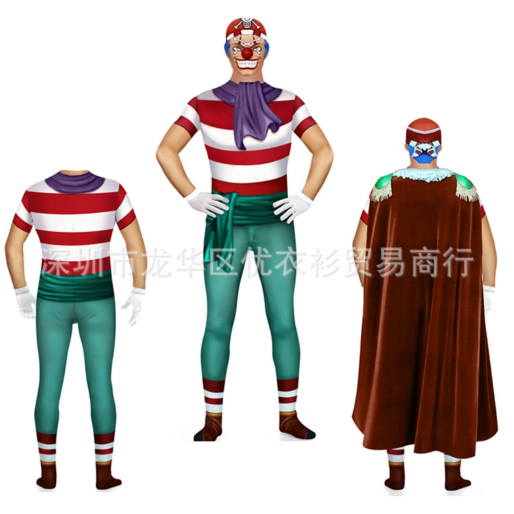 Halloween Funny One Piece Bodysuit 3D Printed Jumpsuit Adult and Children's Cosplay Outfit for Men and Women