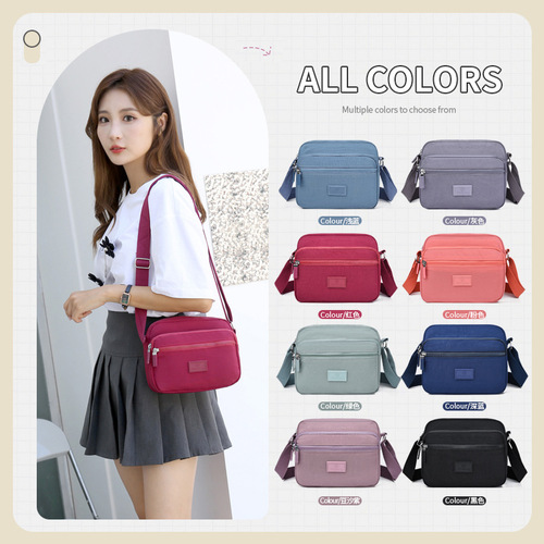 Lifestyle Bestselling Small Bags New Waterproof Lightweight Crossbody Bag Small Size Large Capacity Essential for Travel and Travel