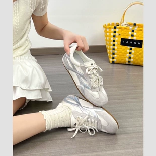 Кроссовки high-top из натуральной кожи, 4 см каблук, коллекция весна–осень 2025