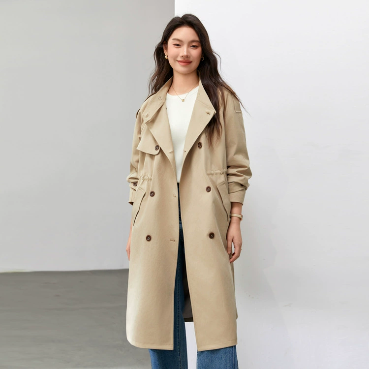 [Корейский темперамент, случайный дизайн, струнный плащ] Funny Show большой размер женский толстый mm2025 весенний костюм новый