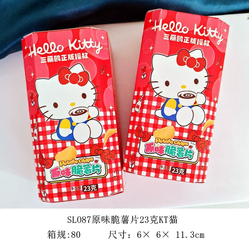 Набор снеков (Sanrio Hello Kitty) — печенье, вафли и рулеты, многосерийный праздничный подарок