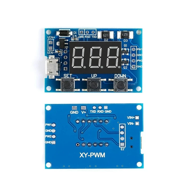 2-ходовой PWM-импульсный частотный рабочий цикл регулируемый модуль прямоугольной волны генератор сигналов шагового двигателя
