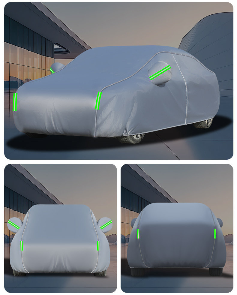 Suitable for Volkswagen Tiguan L, this car cover provides sun protection, rain protection, and snow/ice protection. It is a thickened, full-coverage car cover for the Tiguan SUV
