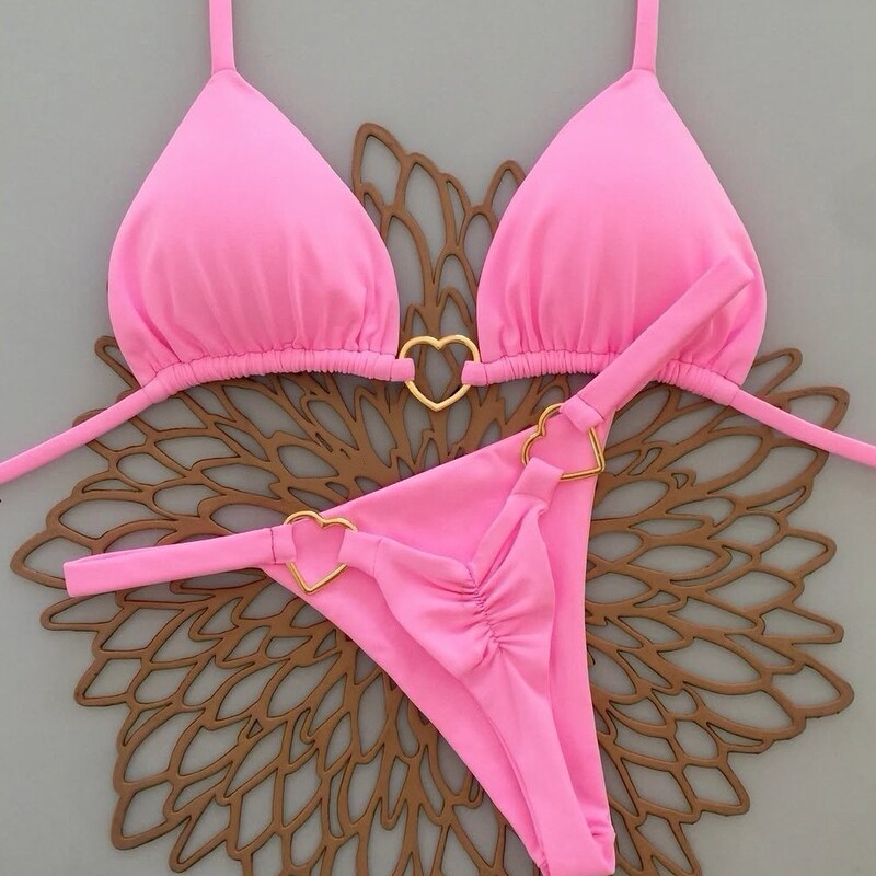 Women's Classic Fashion Bikini Beach Party European and American Style Swimsuit Set