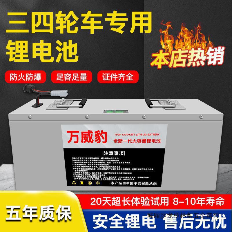 48V60V72伏三四轮电动车新能源原装宁德电芯动力锂电池大容量电瓶