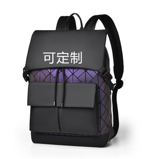 Diamond Men's Backpack Trendy Street Fashion College Student High School Student School Bag Men's Computer Cycling Reflective Backpack