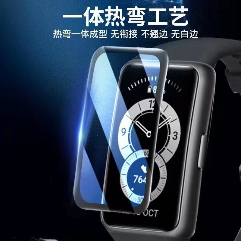 Aplicable para la pantalla de reloj de arroz rojo 6 película compuesta de película suave hidrogenable PMMA curva en caliente cubierta de pantalla completa 5 película de reloj