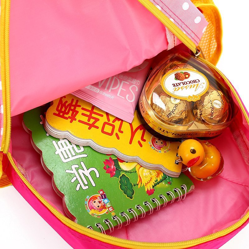 Mochila escolar para niños de dibujos animados lindo bebé kindergarten mochila de reducción de carga niños y niñas estilo occidental pequeña mochila comercio exterior
