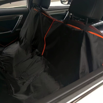 Cross-border car pet mat, removable Trunk Mat - with-zipper-basic-style-orange-145135cm