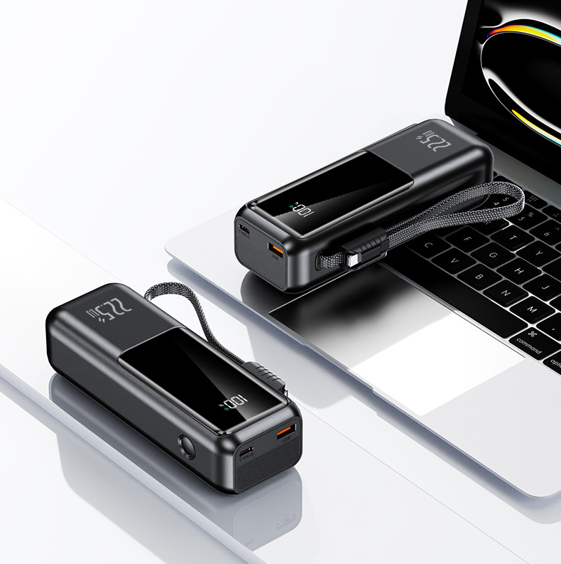 21700 Battery 20000mAh Charging Power Bank Portable 22.5W Super Fast Charge Digital Display Mobile Power Bank Wholesale