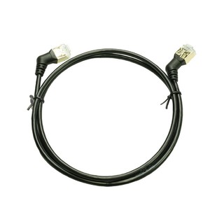 360-degree rotating crystal head rj45 thin wire Cat6/cat6a/cat7 Ethernet ultra-fine elbow network cable