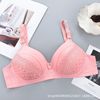 Comfortable wireless bra, underwear, breathable thin push up bra for mother, for middle age, plus size