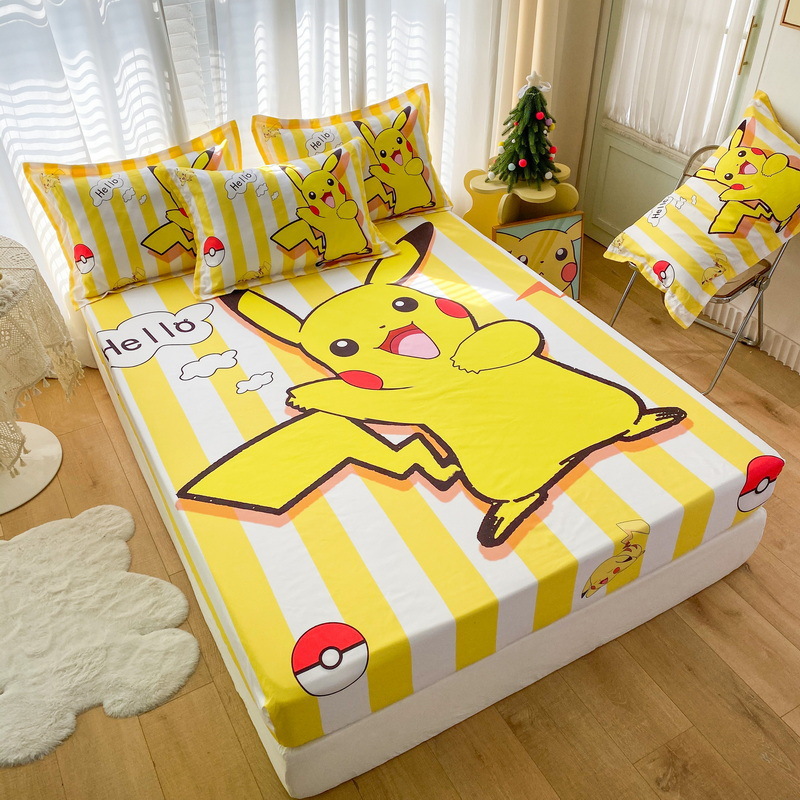 Colchón de cama de dibujos animados Cubierta antipolvo Cubierta protectora de colchón Cubierta protectora Niños 360 todo incluido Sombrilla de cama de flores al por mayor