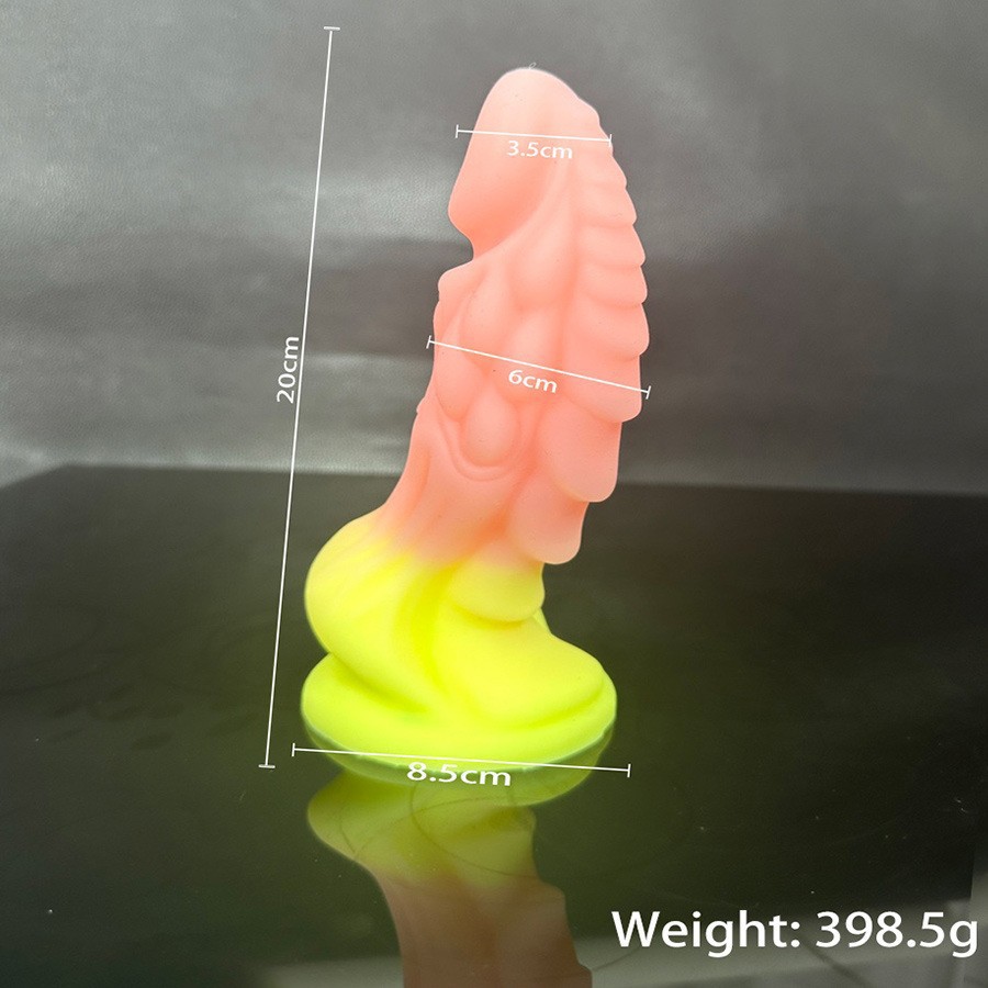 Silicone Anal Plug with Special-Shaped Tail, Colorful Adult Toy — detail image 4