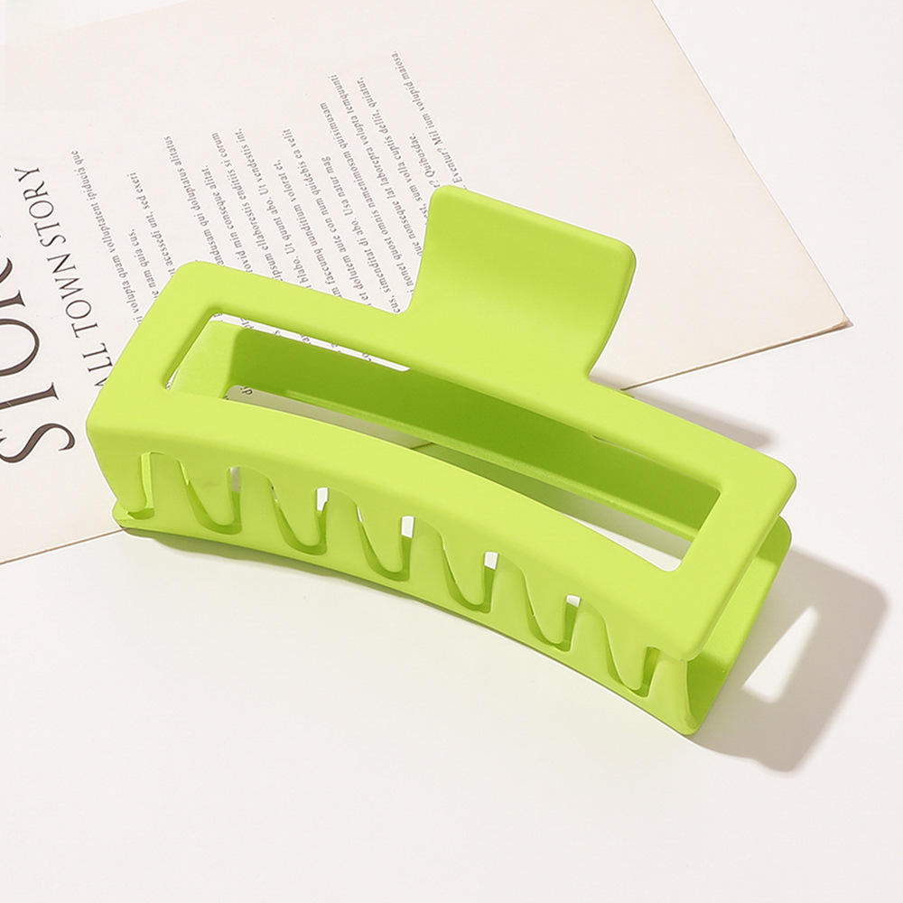 Oversized Shark Hair Claw Clip, Korean Morandi Style Hair Accessory_voghion.com