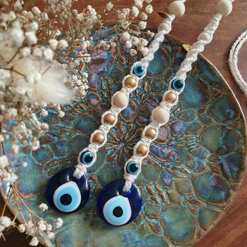 Turkish blue eye pendant devil's eye pendant INS style wall decoration car interior pendant cross-border supply