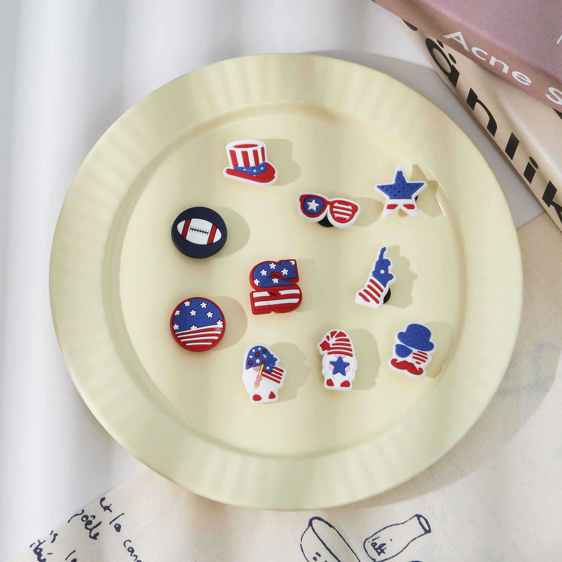 노란색 0193 (10개) 미국 안경 039