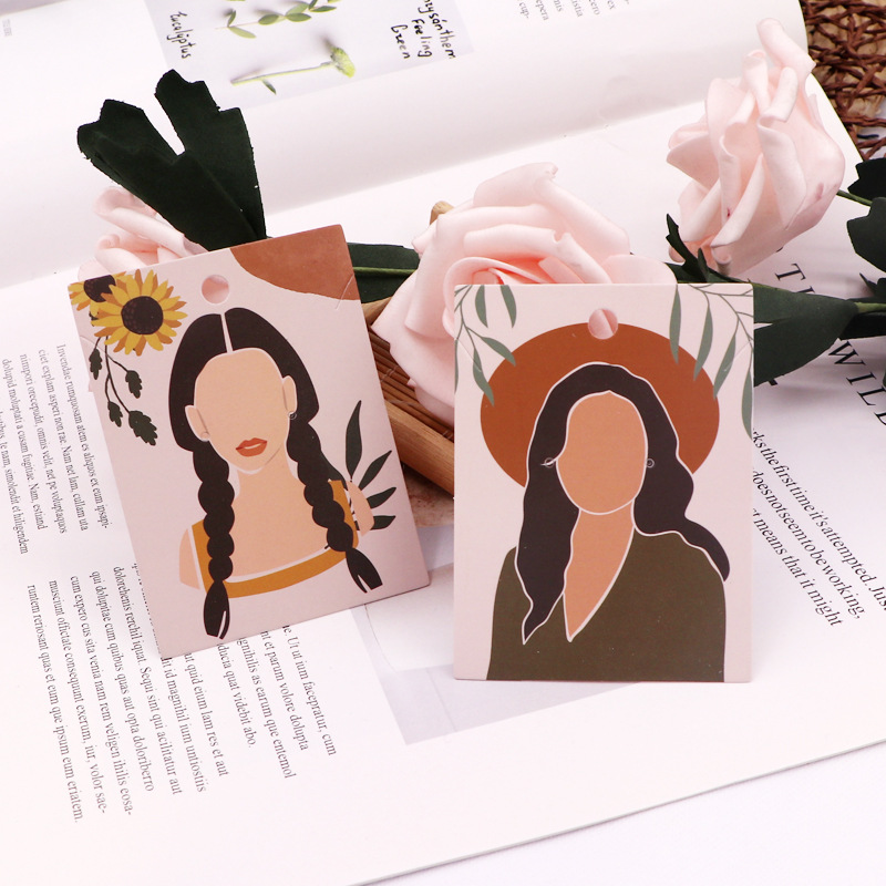 Lindo Humano Dibujos Animados Papel Cartón Para Envasar Joyas display picture 9