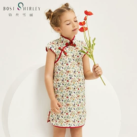 童旗袍;童连衣裙;亲子装