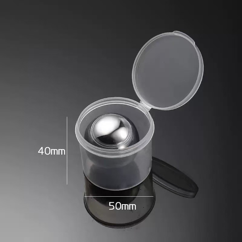 Хоккейная шайба серебряная, одиночная упаковка 38 мм (с коробкой)