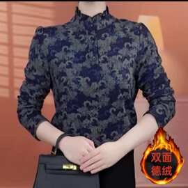 2025秋冬季新款加绒法式优雅百搭显瘦遮肉打底衫女图片色露肩