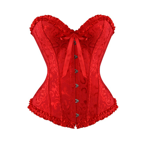 Court dress shaping bodysuit with no shoulder straps, waist cinching, body sculpting, sexy brocade corset dress, outerwear tight fish bone bra