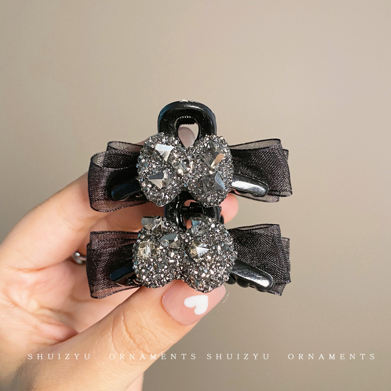 Elf orejas arco princesa cabeza agarrando clips de cabello dulce clips de cabello frente clips de frange temperamento clips de tiburón clips de cabello