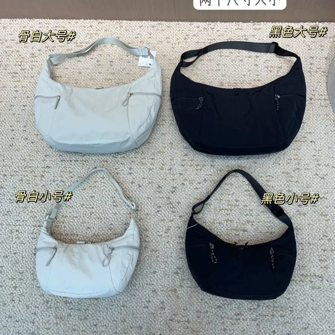 Новая женская сумка 2025 года в стиле Lulu: сумка-слинг, кроссбоди, сумка-пельмень, сумка-круассан