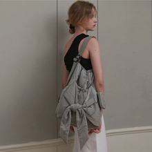 韩国设计师品牌 24新款 系带休闲随意双肩包单肩包两用