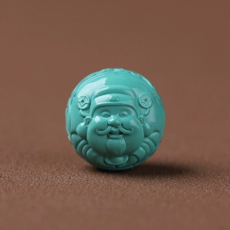 Turquoise carved bracelet