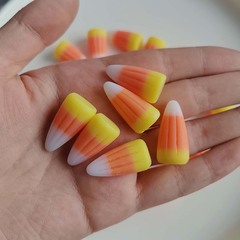国境を越えて人気のあるハロウィーントウモロコシキャンディーdiyアクセサリークリームゴム携帯ケースのヘアアクセサリー