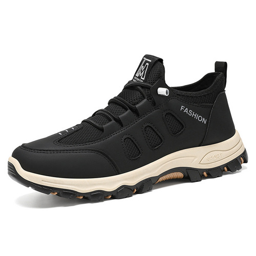 Men's Spring Sports Shoes Wholesale Large Size Slip-Resistant Travel Shoes for Elderly Father Outdoors Hiking Shoes