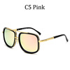 Metal trend fashionable retro sunglasses suitable for men and women, Aliexpress, city style, Amazon, European style