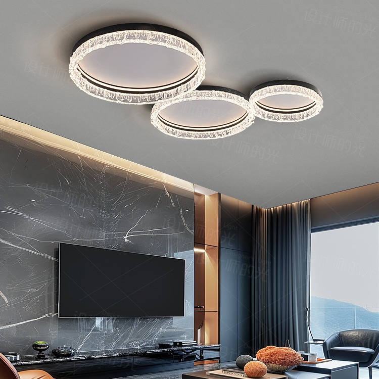 2025 nueva lámpara de sala de estar moderna y minimalista lujosa luz creativa lujosa lámpara de dormitorio personalidad dormitorio principal estudio lámpara de comedor