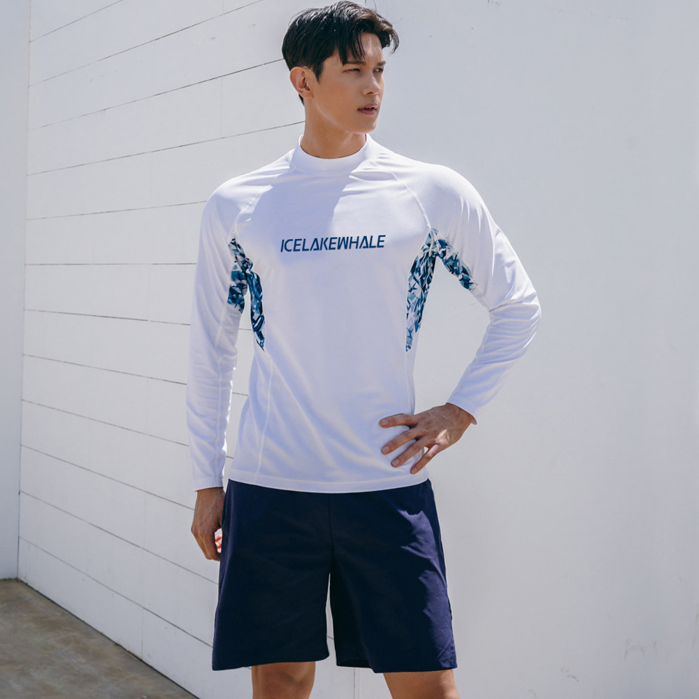 Diving Suit, Men's Swimsuit, Sun Protection, Quick-Drying Surfing Suit, Long-Sleeved Snorkeling Suit, Warm Jellyfish Suit, Hot Spring Swimming Suit