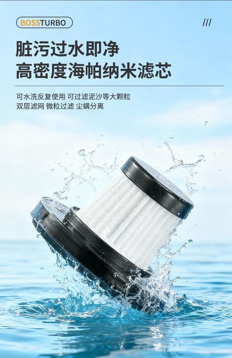 Lithium-ion car vacuum cleaner, dual-use for car and home, 21v vacuum cleaner, brushless suction and blowing integrated machine